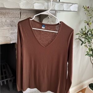 Old Navy Luxe Ribbed Long Sleeve